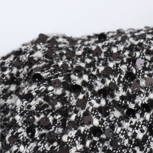New ZARA Sequined Tweed Jacket - Picture 11 of 13